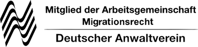 Logo Arupación de abogados en la materia de derecho de inmigración y asilo político de la Asociación Alemana de Abogados